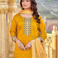 Yellow Color Embroidery And Sequins Work Salwar Suits Near Me