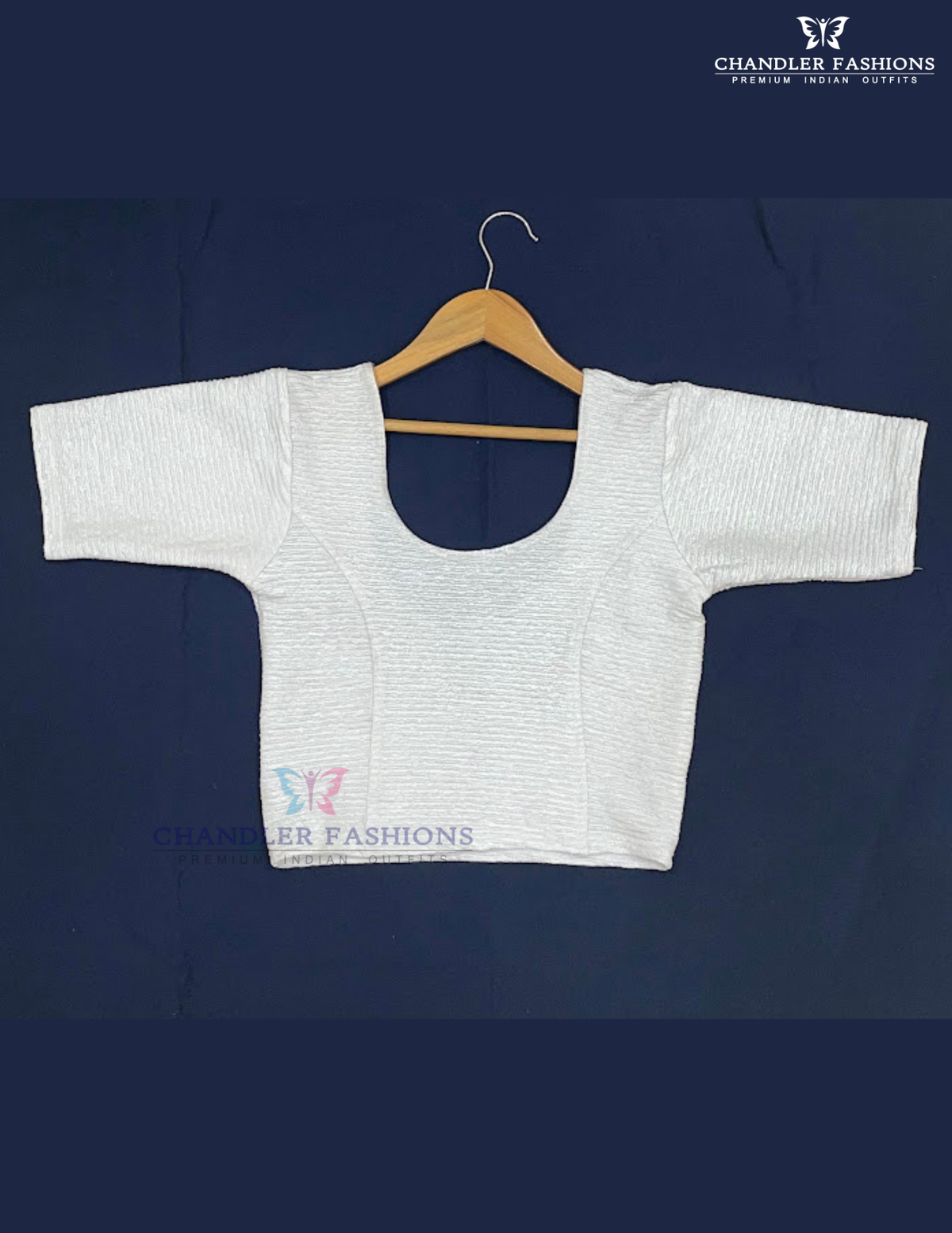 Terrific Silver Color Stretchable Readymade Blouse Near Me