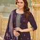 Purple Color Embroidery And Sequins Work Salwar Suits Near Me