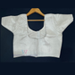 Amazing Silver Color Silk Cotton With Readymade Blouse Near Me