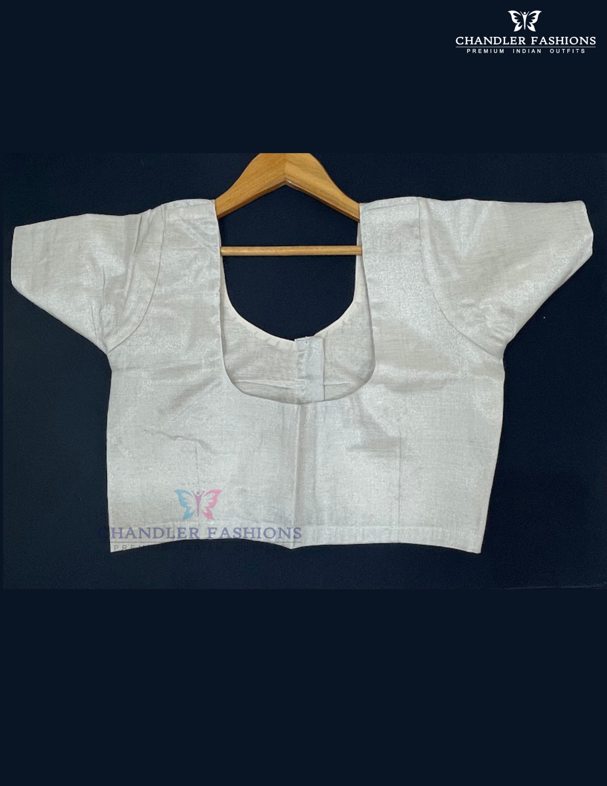 Amazing Silver Color Silk Cotton With Readymade Blouse Near Me