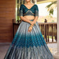 Blue Color Silk With Sequins Work Lehenga Choli With In surprise