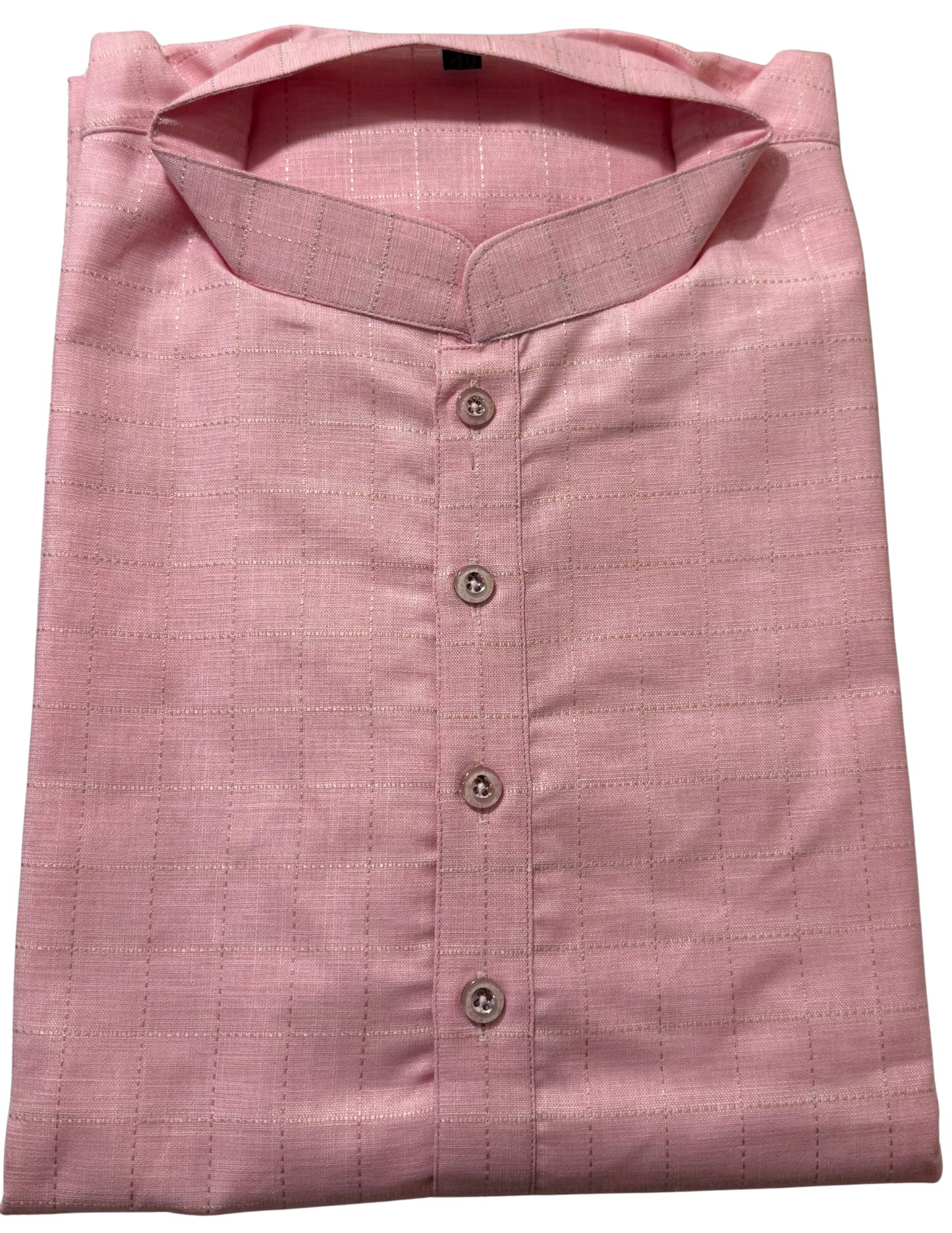 Alluring Pink Color Cotton Men's Kurta With Pajama Pant Near Me