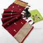 Elegant Maroon Color Paithani Silk With Jhumka Motifs And Zari Border Work Saree