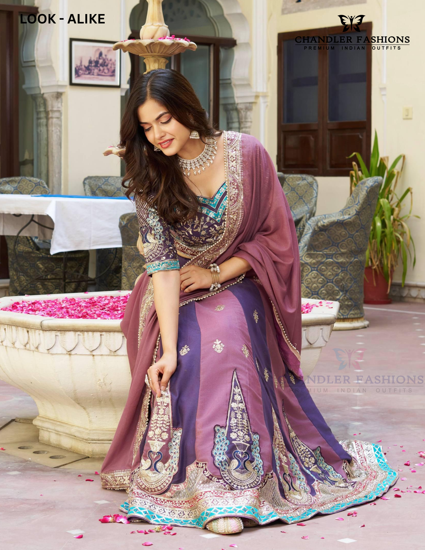 Sequins And Embroidery Work Lehenga Choli In Sedona