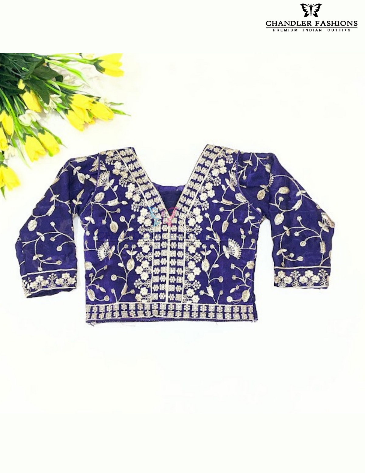 Purple Color Choli Set With Embroidery And Stones Work In Suncity