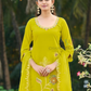 Lime Green Color Salwar Suits With Dupatta Near Me