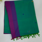 Stunning Green Color Cotton Saree Thread Work For Women