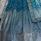 Blue Color With Sequins Work Lehenga In Chandler