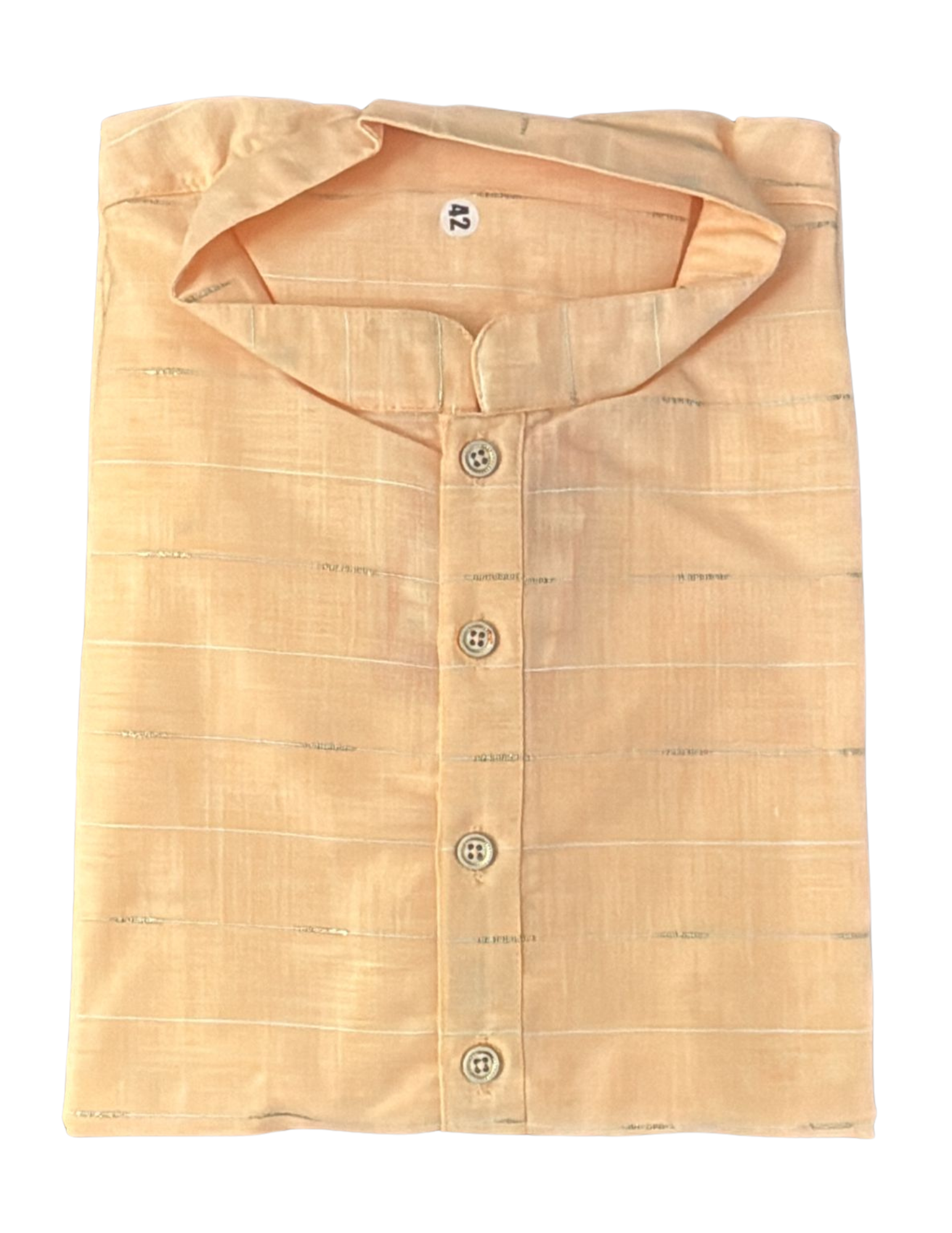 Amazing Light Orange Color Men's Kurta With Pajama Pant Near Me