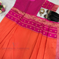 Pink And Orange Color Mysore Silk Saree In Sedona