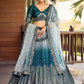 Blue Color Silk With Sequins Work Lehenga In Buckeye