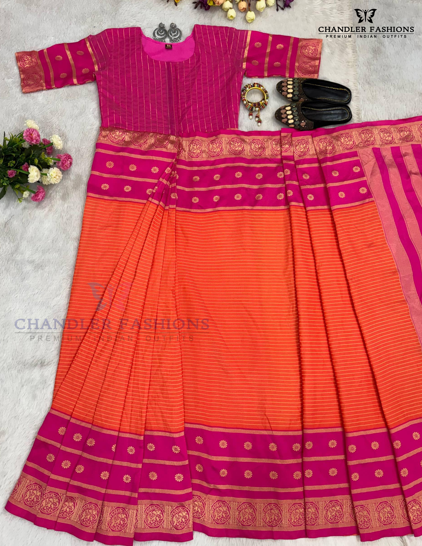 Mysore Silk Ready To Wear Saree In Yuma