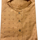 Wonderful Light Brown Color Cotton Men's Kurta With Pajama Pant Near Me