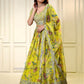 Pretty Yellow Color Organza With Embroidery And Sequins Work Lehenga Choli With Dupatta For Women