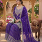  Purple Color Chinon Silk With Embroidery Work In Suncity