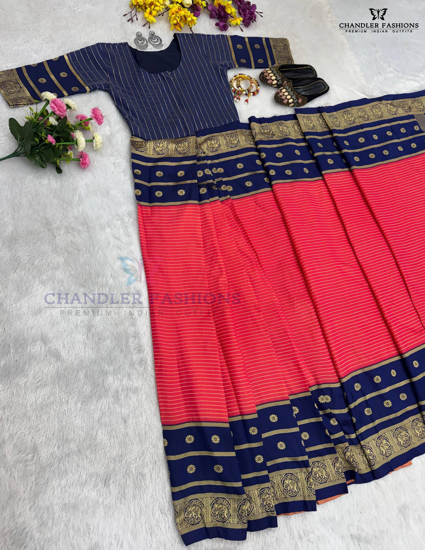 Mysore Silk Ready To Wear Saree In Phoenix