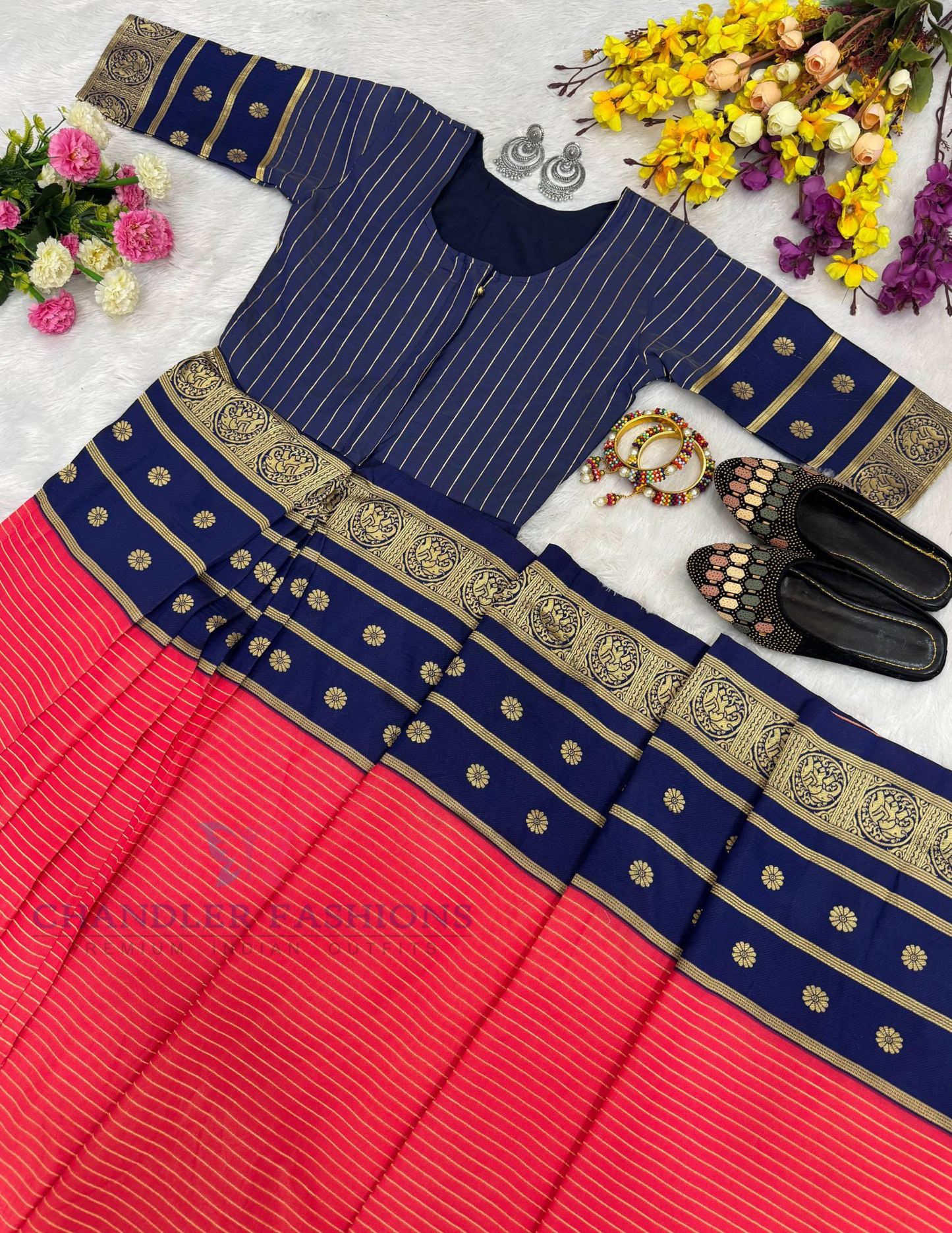 Silk Ready To Wear Saree In Mesa