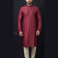Gorgeous Purple Color Heavy Banglori Silk Kurta With Pajama Set