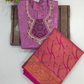 Pink And Lavender Color Art Silk Langa Set With Stone And Zari Work In USA