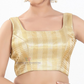 Amazing Gold Color Brocade Readymade Blouse For Women