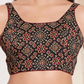 Attractive Black Color Cotton Readymade Blouse For Women