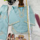 Light Blue Kids Kurti Suits In Gilbert