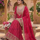 Pink Color With Sequins Work Sharara Suit In Mesa