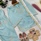Roman Glass Silk Kids Kurti Suits In Yuma