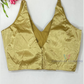Gold Color Satin Silk Readymade Blouse Near Me