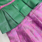 Green And Pink Color Langa Set In Tempe