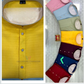 Blue Color Cotton With Self Design Kurta Suits Near Me