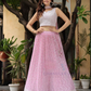 Stunning Pink Color Embroidery And Sequins Work Lehenga Choli With Dupatta For Women