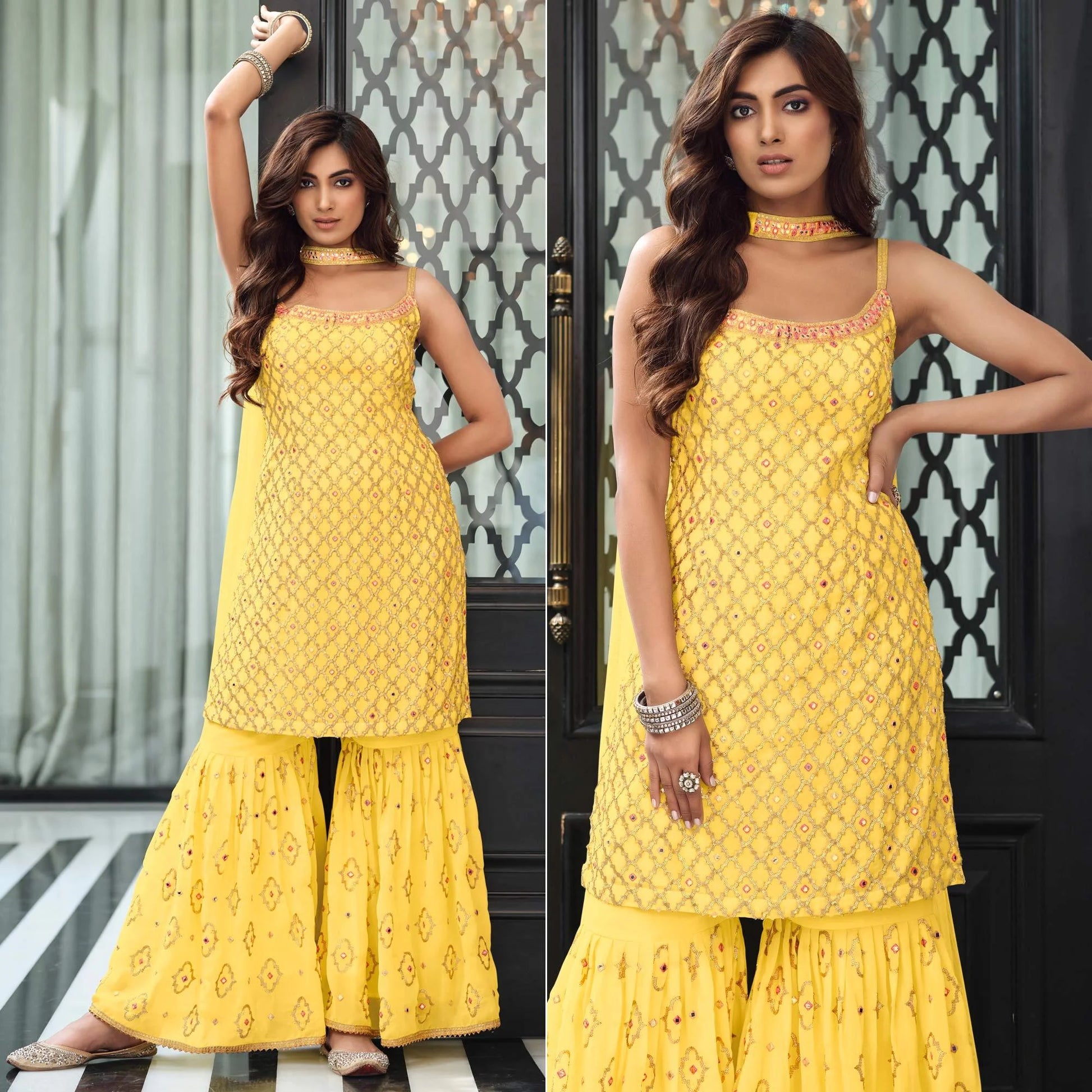 Kurti With Palazzo Suits With Dupatta In Holbrook