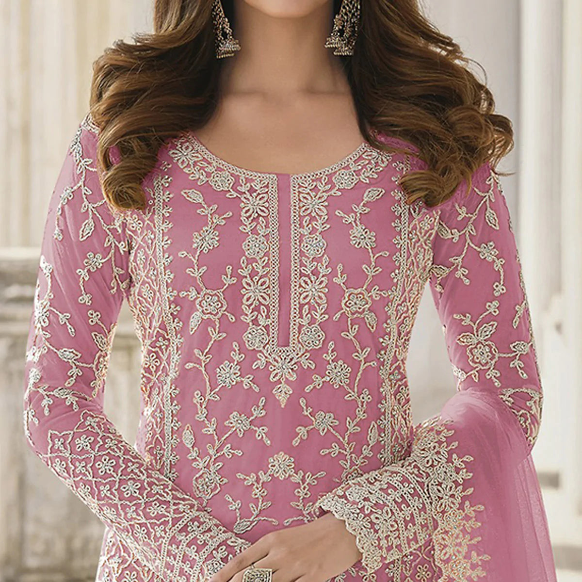 Pink Salwar Kameez - Buy Pink Salwar Suit online in India
