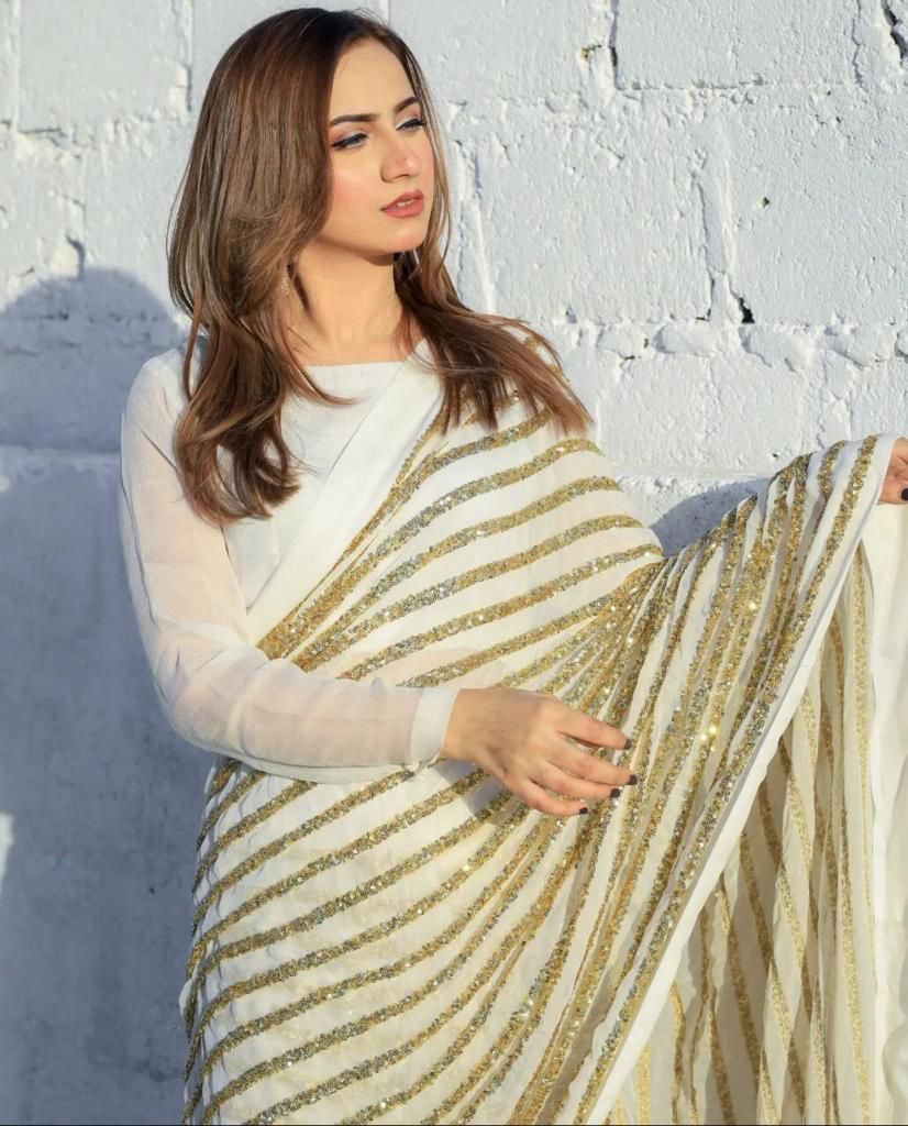 Faux Georgette Trendy Sarees in Peoria