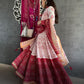 Anarkali Gown With Printed Dupatta In USA