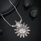 Silver Oxidized Chain With Flower Pendant Near Me