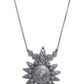 Silver Plated Long Chain With Flower Pendant In USA