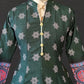 Printed Vaishali Silk Gown With Muslin Silk Dupatta Near Me
