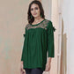 Rayon Green Color Western Top Near me