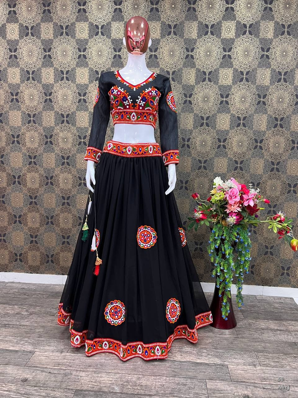 Elegant Black-Color Lehenga choli in Tucson