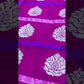 Marvelous Kanchi Silk Saree In Archaic Ivory With Pink Border - SILKMARK CERTIFIED