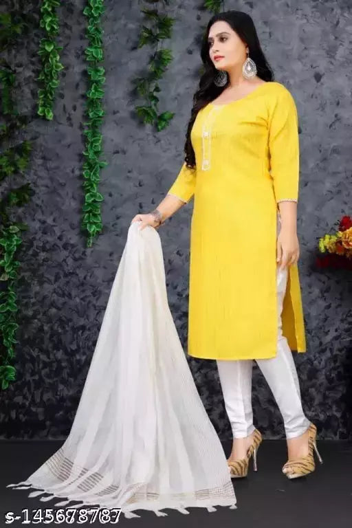 Yellow Color Kurti Suits Near Me