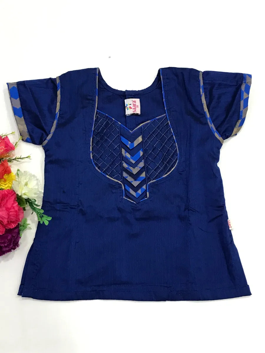 Silk Cotton Langa Set For Kids near me