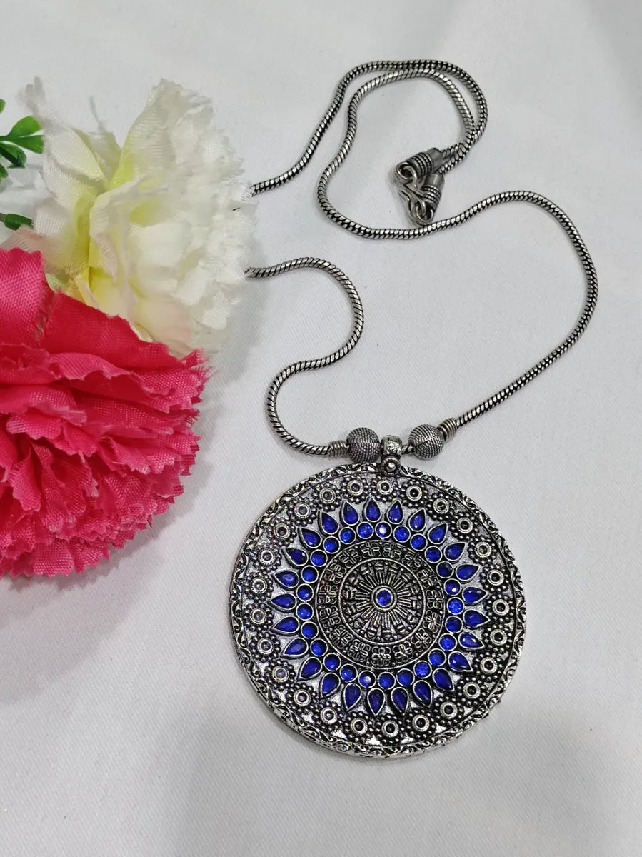 Blue Silver Oxidized Long Chain Near Me 