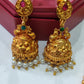 Temple Pattern Necklace With Earrings Antique Gold Traditional Jewelry Set Near Me