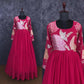 Georgette Gown With Embroidery And Sequins Work Near Me