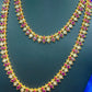 Traditional Gold Plated Ruby Stone Combo Jewelry Set Near Me