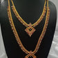 Gold Plated Diamond Shape Pendant Jewelry Near Me